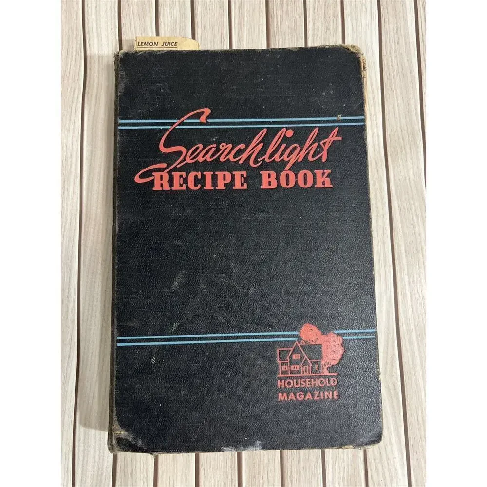 Vtg SEARCHLIGHT RECIPE COOKBOOK By Household Magazine‎ 1946 Handwritten Recipes